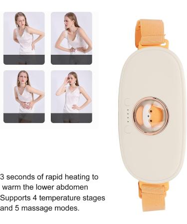 Buy Menstruation Heating Pillows - USB Electric Varicose Heating Belt with Vibration Massage Pain Relief Pillow 4 Temperatures & 5 Massage Modes - Perfect for Girls & Women - Buy Online on GoSupps.com