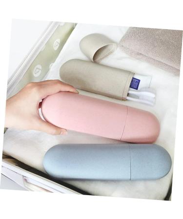 FRCOLOR 4 Pieces Portable Toothbrush Case - Travel-Friendly Toothbrush Container for International Shipping - Buy Online on GoSupps.com