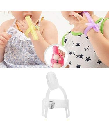 QWERT Silicone Baby Finger Protector - Adjustable Thumbsucking Solution for Kids (Transparent) - Buy Online on GoSupps.com