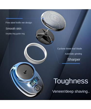 WosieUe Mini Reiserasierer for Men - Portable Washable & Rechargeable Gold Trimmer | Pain-Free Durable Easy to Use - Buy Online on GoSupps.com