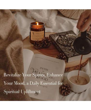 Premium Cedar Scented Candle | 8 oz Soy Candle for Holiday Gifts | 45 Hour Burn | Ideal Christmas Candles for Men | Shangri-La White Tea & Vanilla Aromas - Buy Online on GoSupps.com