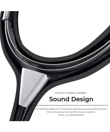 MDF Instruments MD One Epoch Stethoscope - Lightweight Titanium Dual Head Adult Free Parts for Life - Black Tube Titanium Blue - MDF777TCD11 - Buy Online on GoSupps.com