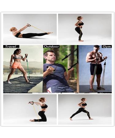 Premium Exercise Pull Handles | Resistance Bands Handles for Pilates Yoga & Strength Training | Dense Foam Wrap | Fitness Equipment - Black (1 Pair - Buy Online on GoSupps.com