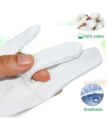 10 Pairs Small Cotton Moisturizing Gloves for Sensitive Skin - Eczema Relief for Kids & Adults - Reusable Work and Inspection Gloves (20 Count) - Buy Online on GoSupps.com