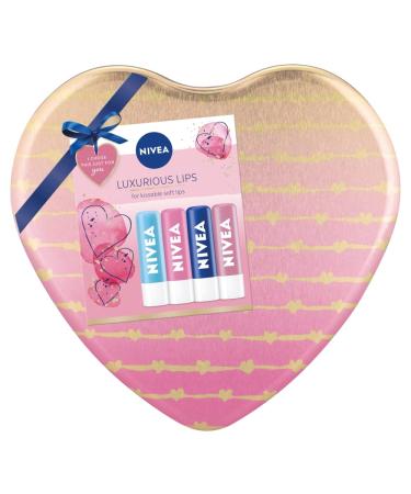BEIERSDORF UK LTD Nivea Luxurious Lips Lipbalm Cadeauset 22 ml