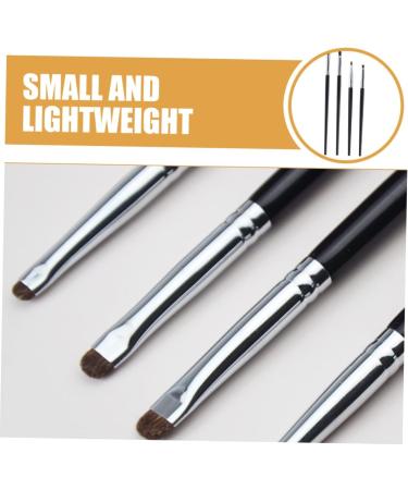 Mikinona 4pcs Eyeliner Brush Eye Brush for Makeup Eye Precision Brush Black Makeup Brush - Buy Online on GoSupps.com