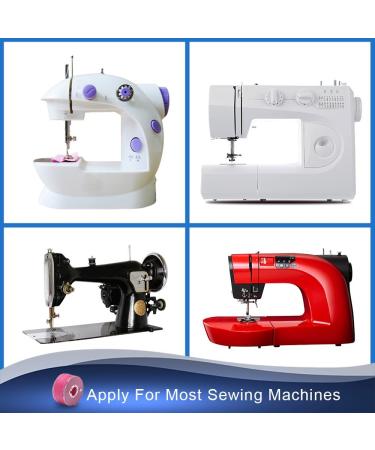 BetyBedy 36Pcs Bobbins and Sewing Threads with Bobbin Case - Pre-Wound Bobbins Set for Multiple Sewing Machines - Standard Size, Assorted Colors - Plastic - Buy Online on GoSupps.com