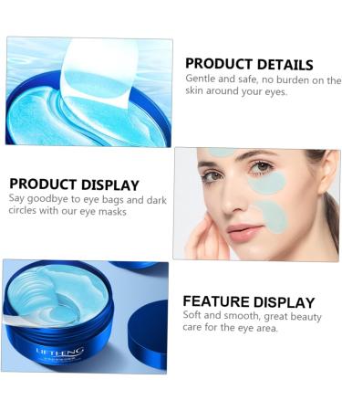 FRCOLOR 1 Box Moisturizing Eye Mask Eye Care Mask Eye Moisturizing Treatment Mask for Eye Moisturizing Eye Patch Anti Wrinkle Mask Pink Gel Lips Eye Pads Eyes Lip Mask Jellyfish Collagen - Buy Online on GoSupps.com
