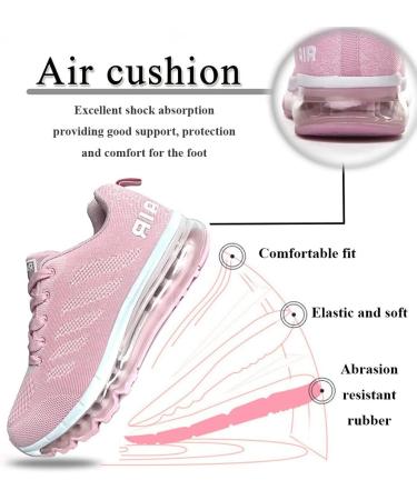 Gojiang Multi-Colored Running Shoes for Men & Women - Fashionable Sneakers for Street & Fitness Activities (Sizes 34-46 EU Pure Pink 39 EU) - Buy Online on GoSupps.com