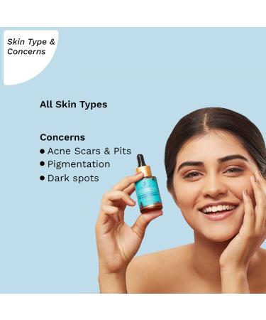 Pilgrim Korean Skin Clarifying Serum - 5% Niacinamide & 1% Alpha Arbutin for Acne Scars Dark Spots & Youthful Glow | 1.01 Fl Oz/30ml - Buy Online on GoSupps.com