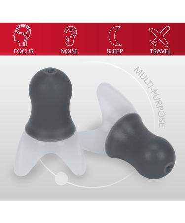 Maple Leaf Travel - 2 Pack of Pressure Reducing Ear Plugs with Storage Case (Grey 2 Pack) - Buy Online on GoSupps.com