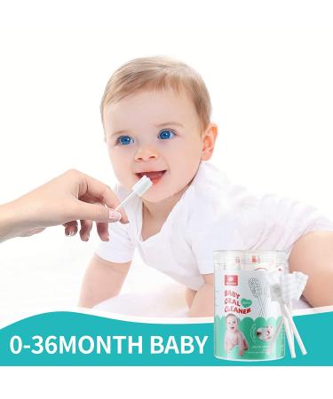 Baby Tongue Cleaner & Newborn Toothbrush - 48 Disposable Infant Toothbrushes for Oral Cleaning, 0-36 Month Baby Dental Care - Buy Online on GoSupps.com