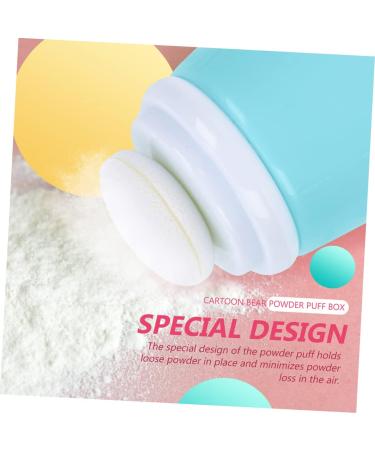 BIUDECO 2pcs Baby Bath Powder Puff Set with Holder - Body & Makeup Application Tool - Buy Online on GoSupps.com