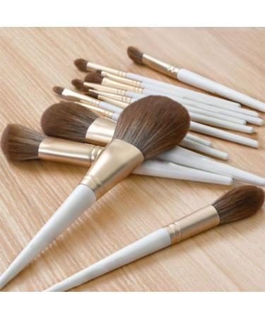 OXOAMP Makeup Brush 13 Makeup Brushes Synthetic Concealer Foundation Eye Shadow With White Gold Tapered Handle Makeup Foundation Brushes - Buy Online on GoSupps.com