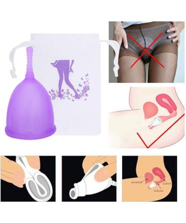 Reusable Silicone Menstrual Cups for Women | Leak-Free & Eco-Friendly Hygiene Solution (S-#2) - Buy Online on GoSupps.com