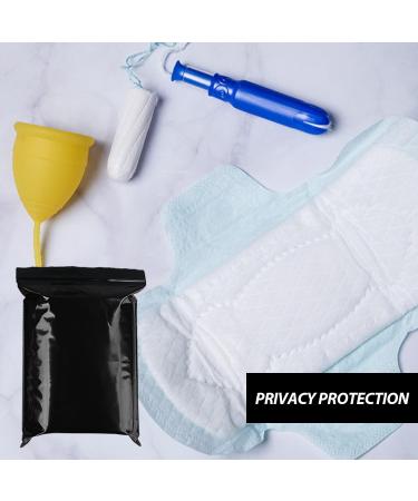100pcs Black Sanitary Bags for Hygiene | Tampon & Sanitary Napkin Disposal | Ladies Hygiene Solutions - Buy Online on GoSupps.com