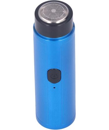 Mini Electric Shaver for Men - Portable & Rechargeable Low Noise Travel Shaver (Blue - Buy Online on GoSupps.com