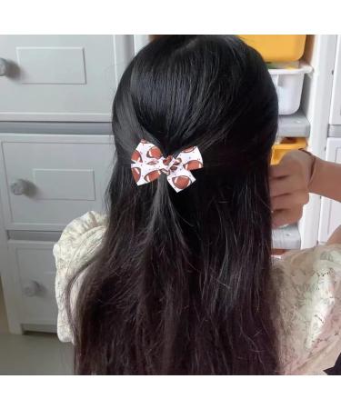 Sport Hair Clips for Girls Football Rugby Hair Barrettes for Women Sports-Themed Party Hair Accessories for Daughter Baseball Hairpin Bowknot Clip for Teen Girls Bow Barrette Set 3 Pairs - Buy Online on GoSupps.com