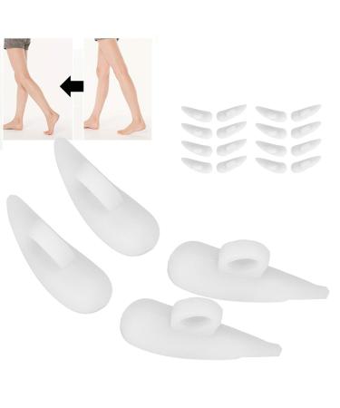 Hammer Toe Cushions Toe Separator for Overlapping Toes for Walking for Adult Men and Women(White)