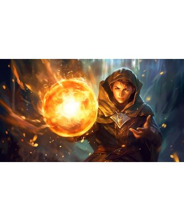 Handmade Role Play Scented Candle Magician with Hidden D20 Dice - 240ml 40 Hours Burn Time | International Shipping - Buy Online on GoSupps.com