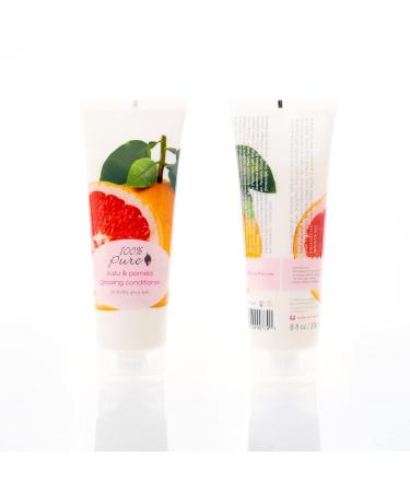 Buy 100% Pure Yuzu & Pomelo Glossing Conditioner - Hydrating & Revitalizing - Vegan Nutrient Boost with Kelp Flax Seed Oil & Vitamin E for Shine & Strength - 8 Fl Oz - International Shipping Available - Buy Online on GoSupps.com