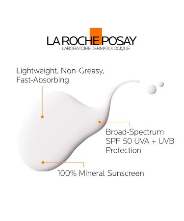 La Roche-Posay Body Sunscreen Anthelios Sunscreen Broad Spectrum UVA & UVB Sun Protection Fragrance-Free Non-Comedogenic Non Greasy Hypoallergenic Travel Sunscreen Dermatologist Recommended MINERAL SUNSCREEN SPF 50 - Buy Online on GoSupps.com