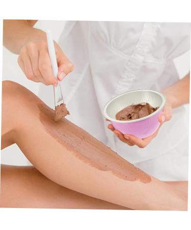 Minkissy 40pcs Aluminum Foil Wax Melting Bowls - Hair Removal Accessories Pink 8.3x8.3cm - International Shipping Available - Buy Online on GoSupps.com