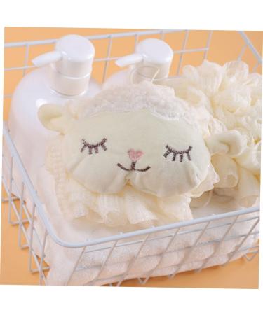2pcs Lamb Bath Flower Loofah Set | Exfoliating Shower Puffs for Women | Bathroom Accessories - Buy Online on GoSupps.com