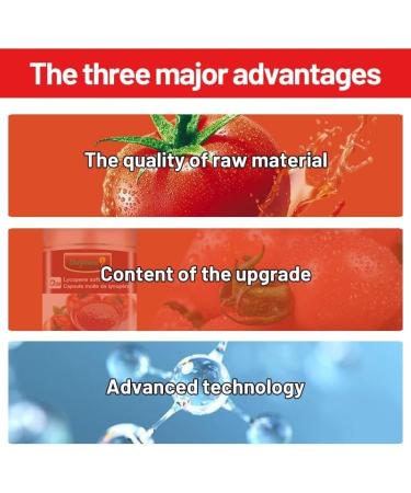 Upondata Lycopene Capsules - Natural Tomato Extract 100mg Organic Complex Formula Supplement - Gluten-Free Non-GMO 100 Softgels - Buy Online on GoSupps.com