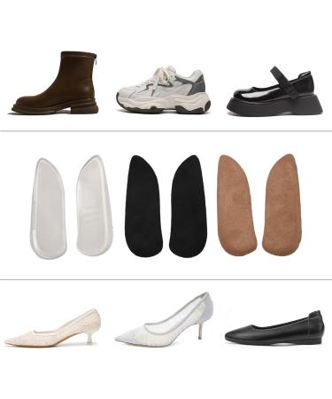 Medial & Lateral Heel Wedge Silicone Insoles for Supination & Pronation - Corrective Gel Inserts for Bow Legs & Knock Knee Pain Relief - Buy Online on GoSupps.com