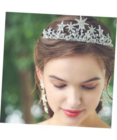 New Year Headband Bridal Crowns Tiaras Gold Star Headbands Wedding Star Headbands for Women Princess Tiara Women Rhineshtone Headband Diamond Rhinestone Tiara Bridesmaid Ryan Hair - Buy Online on GoSupps.com