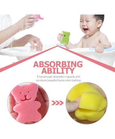 Angoily 10pcs Children's Bath Sponge Set - Soft Facial Scrubbers & Shower Loofahs for Babies & Kids | Eco-Friendly Cleaning Tools for Gentle Bath Time Care - Buy Online on GoSupps.com