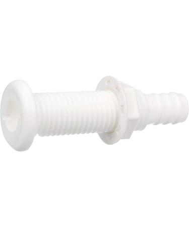 Seachoice 3/4 ID Polypropylene Extra Long Thru-Hull Connector - White Finish - Buy Online on GoSupps.com
