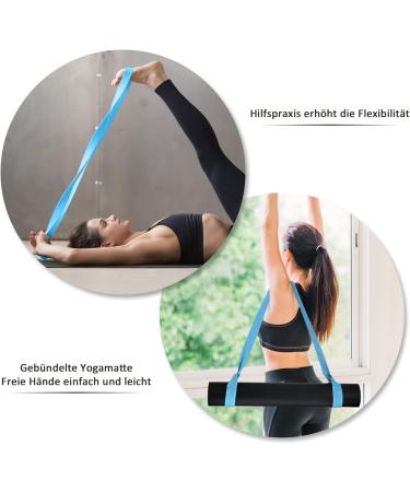Adjustable Yoga Mat Carrier Strap - Premium Cotton Shoulder Sling for Easy Carry & Clamping - Ideal for Yoga Enthusiasts - Buy Online on GoSupps.com