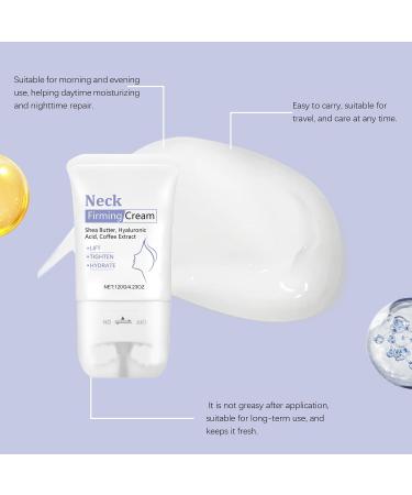 Neck Firming Cream with Roller for Crepey Skin Anti-Aging Neck Cream with Hyaluronic Acid Lifting & Tightening Loose Skin Reduces Wrinkles and Fine Lines Facial Moisturizer 4.23 Oz - Buy Online on GoSupps.com