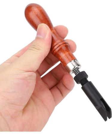 GLOGLOW Leather V Shape Groover Tool - Premium Leather Processing Groover with Wood Handle for Crafting Slotting & Precision Cuts - Ideal for Leatherwork - Buy Online on GoSupps.com