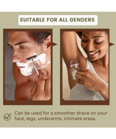 Fragrance-Free Shea Butter Shaving Soap for Sensitive Skin - Moisturizing & Long Lasting (Pack of 3 - Buy Online on GoSupps.com