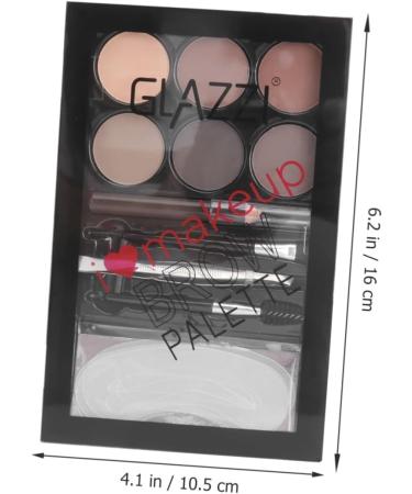 NOLITOY 1 Set Eyebrow Powder Set Eyeshadow Beauty Cosmetics Pallet Pigmented Matte Female Makeup Brush 1 count (Pack of 1) As Shown - Buy Online on GoSupps.com