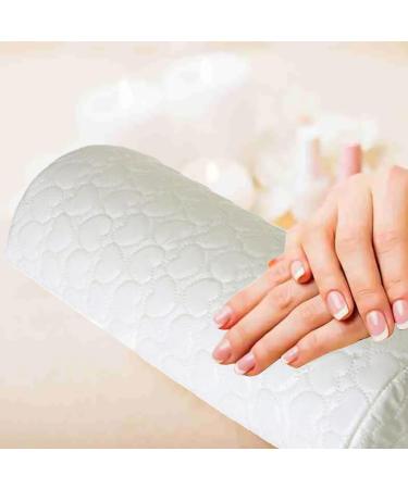 Nail Arm Rest Nail Cushion Hand Rest Washable PU Leather Manicure Hand Rest Cushion for Nails Art Salon and Home DIY Nail Decor WhiteHand Rest Pillow - Buy Online on GoSupps.com
