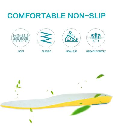 Moiso Orthopedic Insoles with Arch Support & Gel Massage - Relief for Foot Pain & Plantar Fasciitis (EU 42-45) - International Shipping Available - Buy Online on GoSupps.com