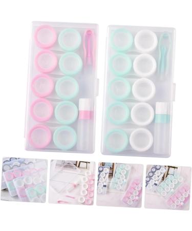 Shop Solustre Contact Lens Storage Box - Compact Colored Contact Lens Holder & Case for Eye Care - Buy Online on GoSupps.com