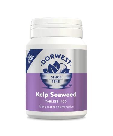 Dorwest Herbs Kelp Seaweed Tablets for Dogs and Cats 100 Tablets 100 Count (Pack of 1)