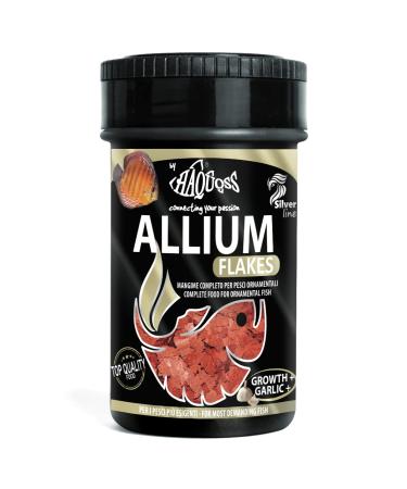 Haquoss Allium Flakes Garlic Based Discus Food in Flakes, 100 ml/16 GR