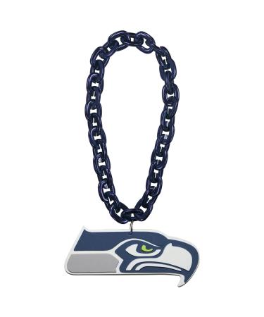 Seattle Seahawks NFL Necklace Chain **FanChain** with Logo Pendant