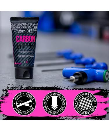 Muc-Off Carbon Gripper 75g - Non-Slip Carbon Assembly Paste for Bicycle Carbon Parts - Buy Online on GoSupps.com
