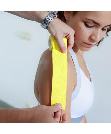 Shakven Athletic Kinesiology Tape | Waterproof Kinesiology Athletic Tape Support Elastic Precut Strips Athletic Wraps for Professional Athletes 7 - Buy Online on GoSupps.com