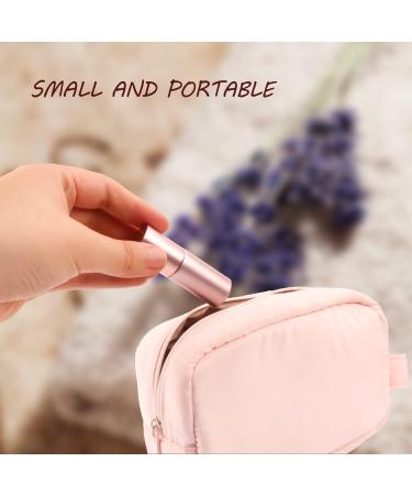 10 Pack Pink Glass Essential Oil Roller Bottles 5ml | Refillable Roll-On with Stainless Steel Ball | Travel Perfume Sample Bottles - Buy Online on GoSupps.com