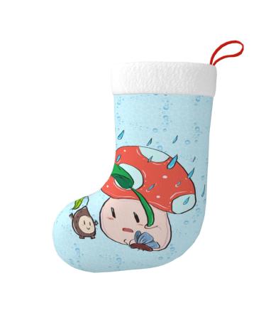 YYHHAOFA Sunflower Seeds and Mushroom Picture Christmas Decorative Stockings : Soft Light and Tactile Suitable for Christmas Holiday Party
