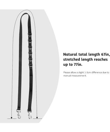 Harrison Howard Side Reins with Snap Hooks Easy Adjust Durable Training Product Pair Black - Buy Online on GoSupps.com