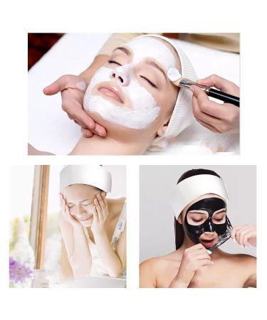 Merkaunis 200 Piece Disposable Spa Facial Headbands | Elastic Makeup Headband for Women | Adjustable Stretch Non-Woven Hair Band - Buy Online on GoSupps.com